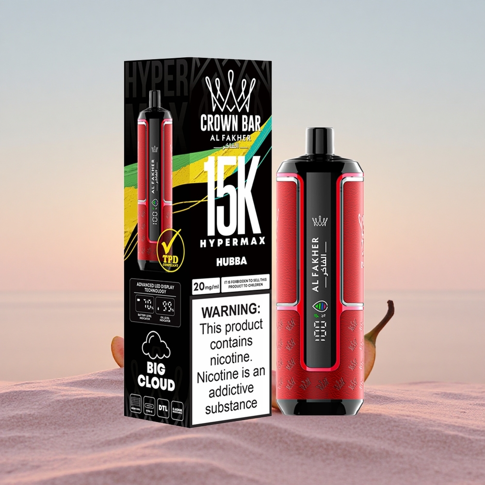 Al Fakher Crown Bar 15K Hypermax Hubba Kompakt 22ml Type-C