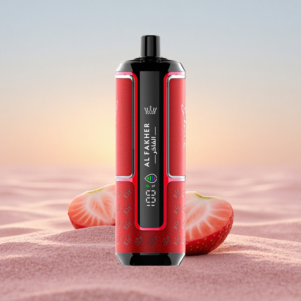 Al Fakher Crown Bar 15K Hypermax Jordbær Punch 600mAh Type-C