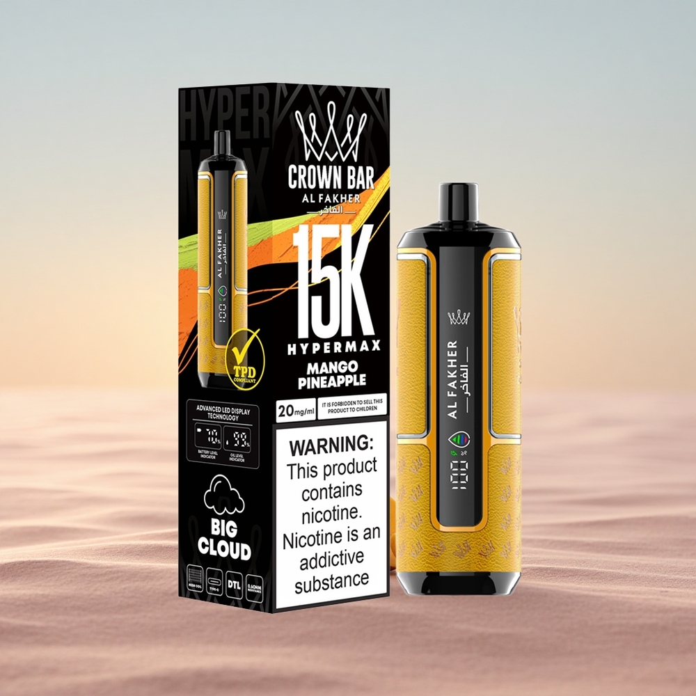 Al Fakher Crown Bar 15K Hypermax Mango Ananas Mini 22ml Type-C