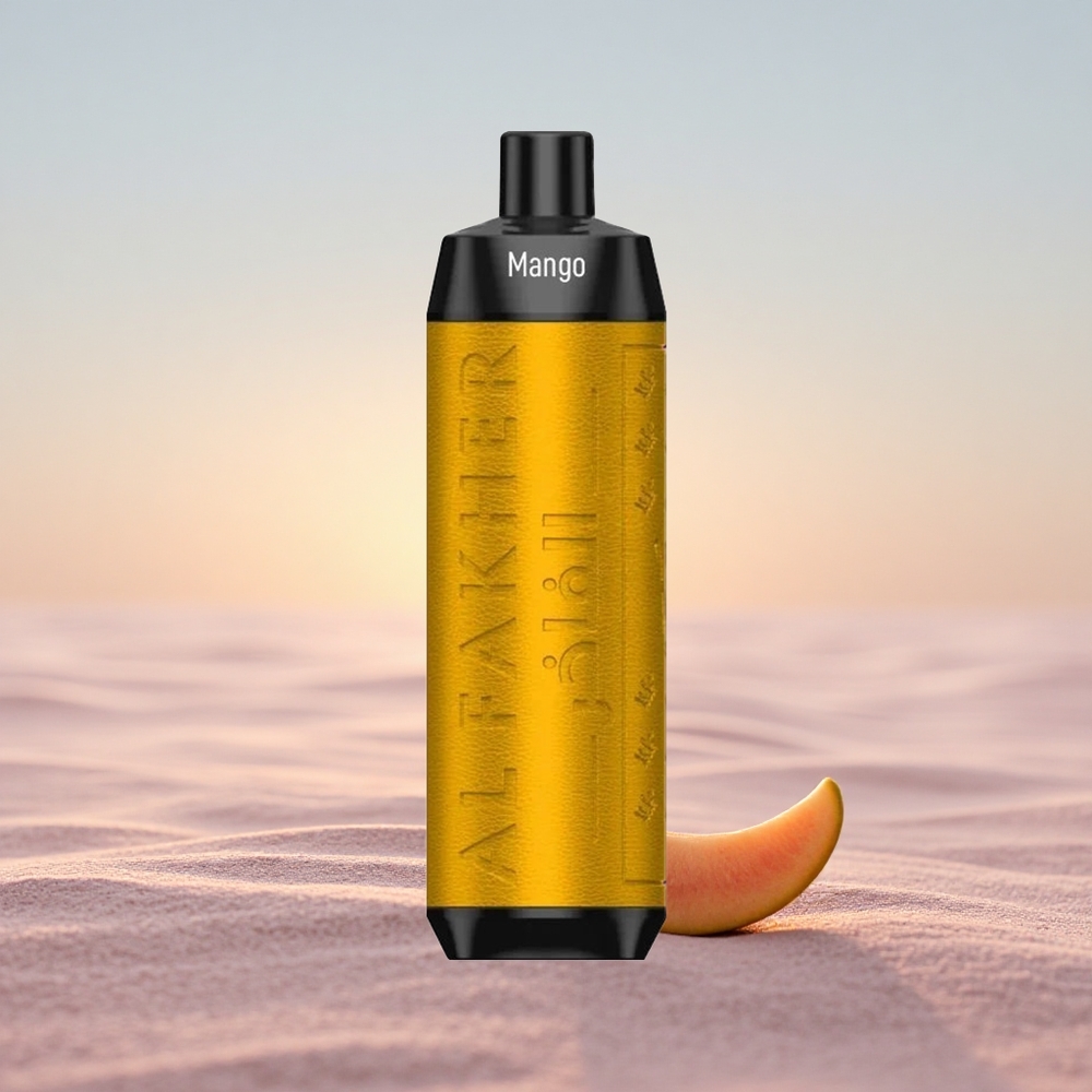 Al Fakher Crown Bar 8000 Crystal Mango Is med 18ml Kapacitet og Type-C Opladning