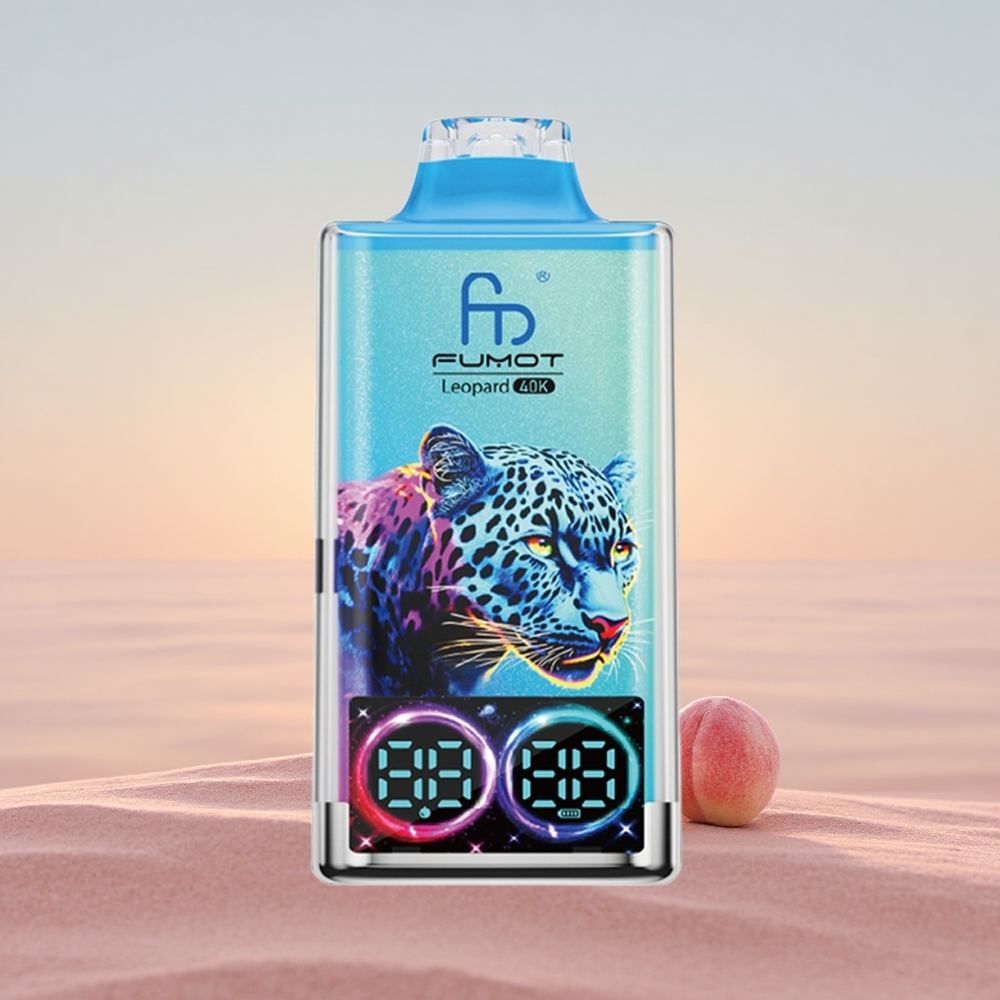 Fumot Leopard 40K Puffs Fersken Bær 5% Nicotin Dual Mesh