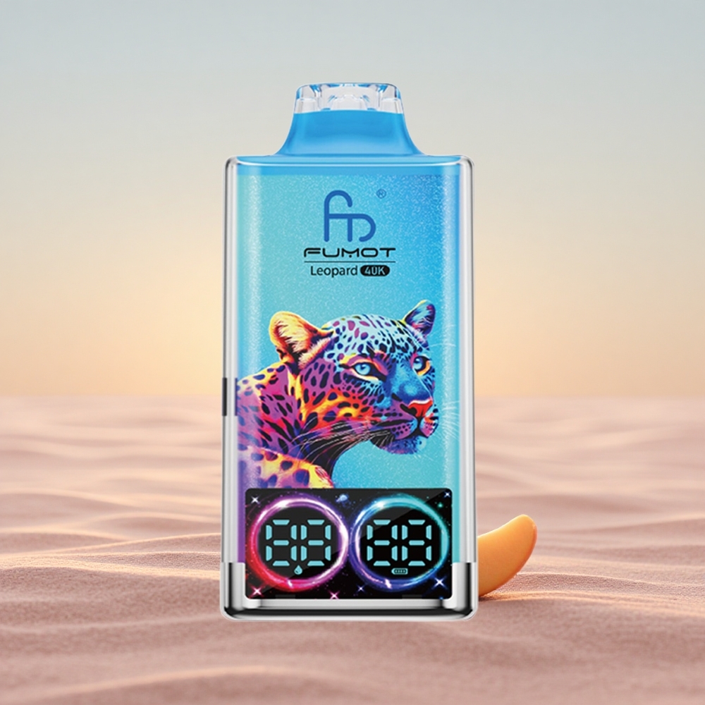 Fumot Leopard 40K Puffs Fersken Mango Ananas Med 5% Nikotin og Dual Mesh