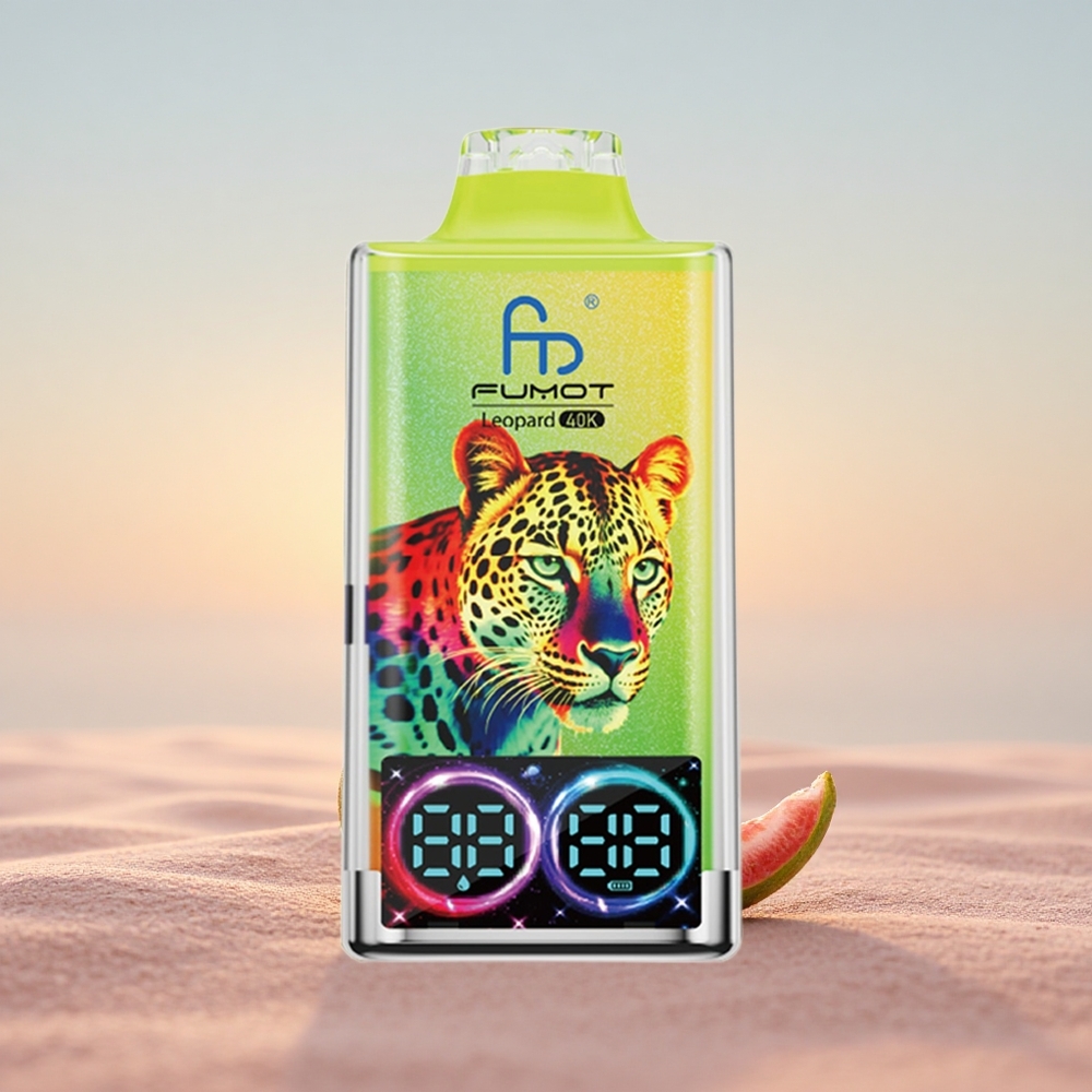 Fumot Leopard 40K Puffs Kiwi Passionsfrugt Guava 5% Dual Mesh Type-C