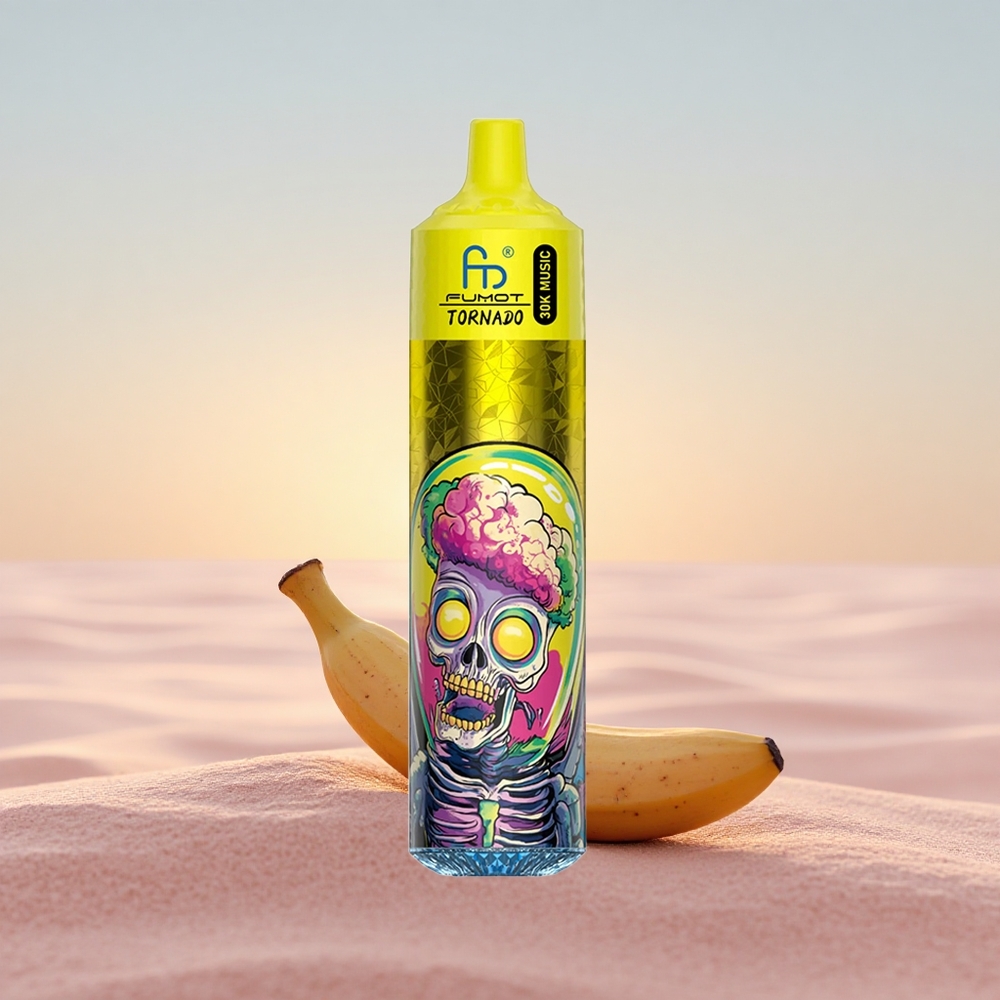 Fumot Randm Tornado 30000 Puffs Banan Jordbær 30mL 2% 5% 1.0 Ohm