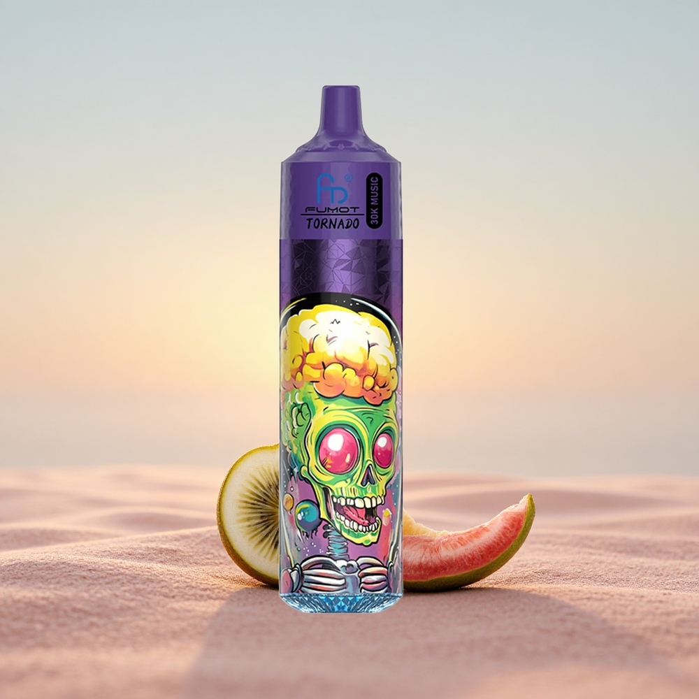Fumot Randm Tornado 30000 Puffs Kiwi Passionsfrugt Guava 30mL 5% Mesh