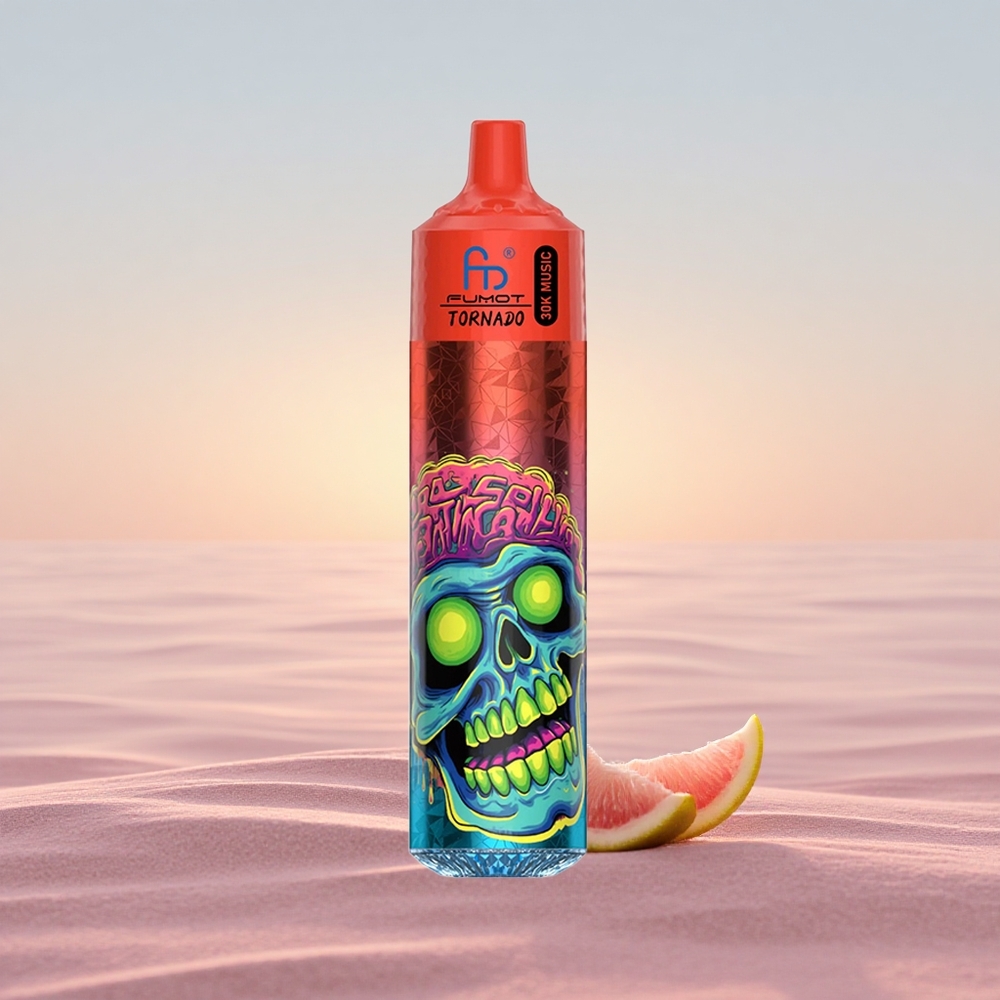 Fumot Randm Tornado 30000 Puffs Rosa Citronvand med 30mL og 1,0 Ohm Mesh