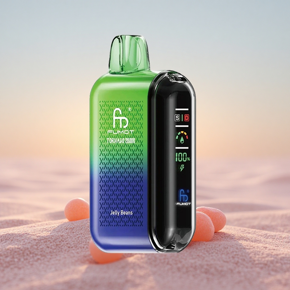 Fumot Tornado 20000 Puffs Gelébønner Dual Mesh Coil Smart Display