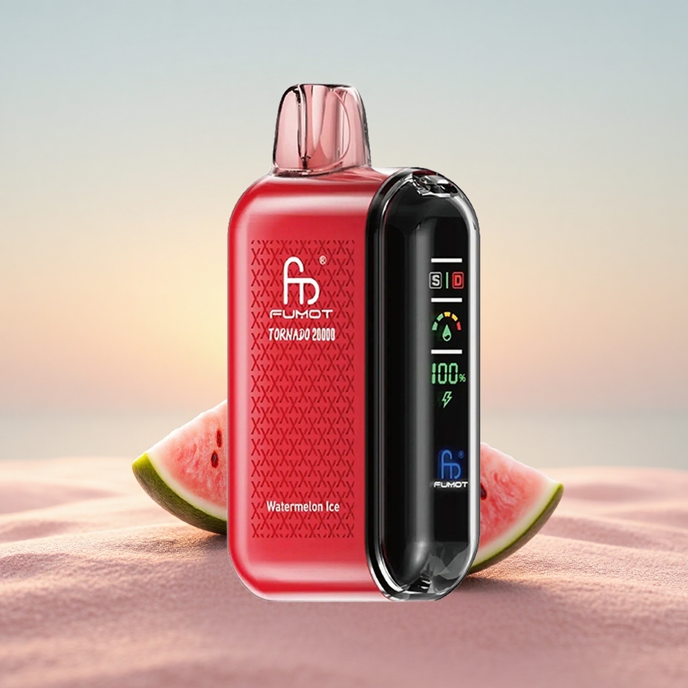 Fumot Tornado 20000 Puffs Vandmelon Is Dual Mesh Coil