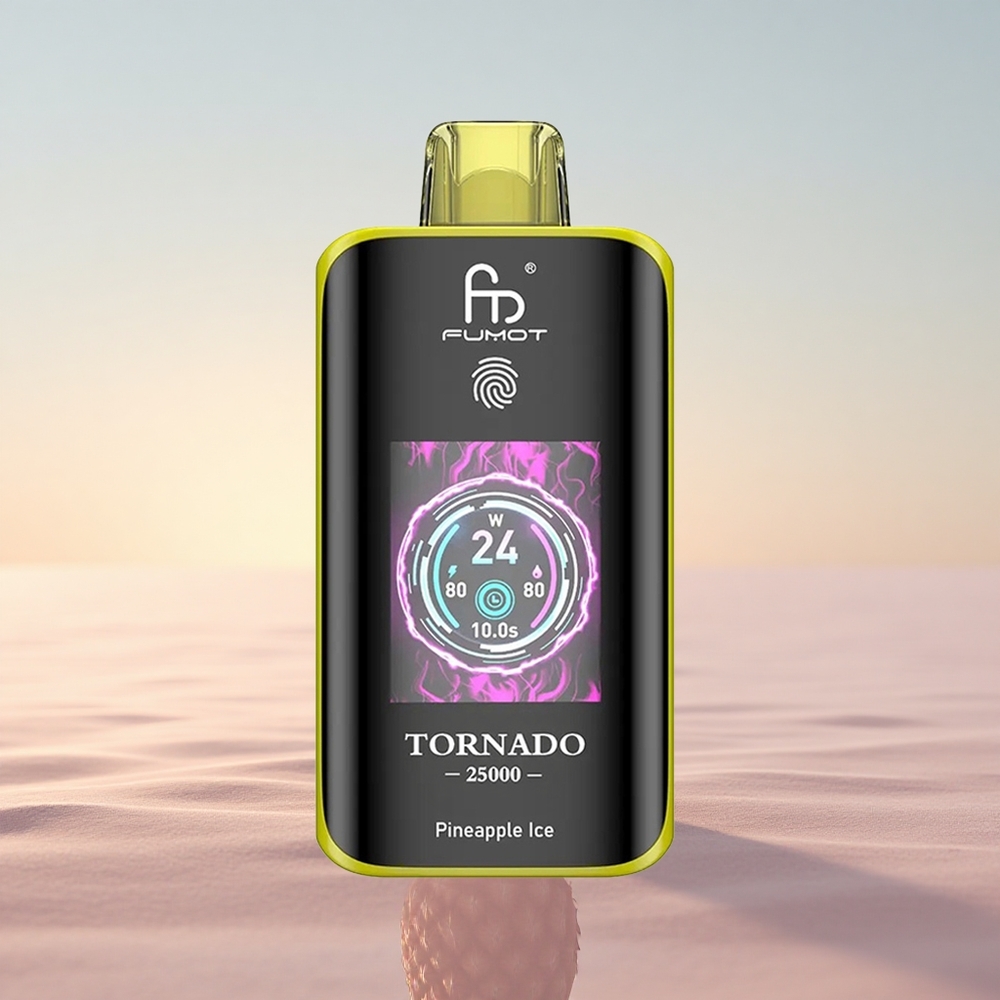 Fumot Tornado 25000 Puffs Ananas Is med 20ml og Type-C