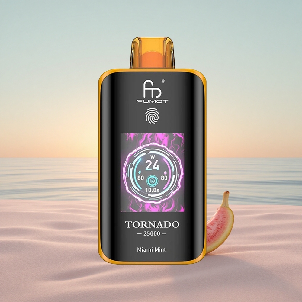 Fumot Tornado 25000 Puffs København Mynte HD Skærm 700mAh 20ml