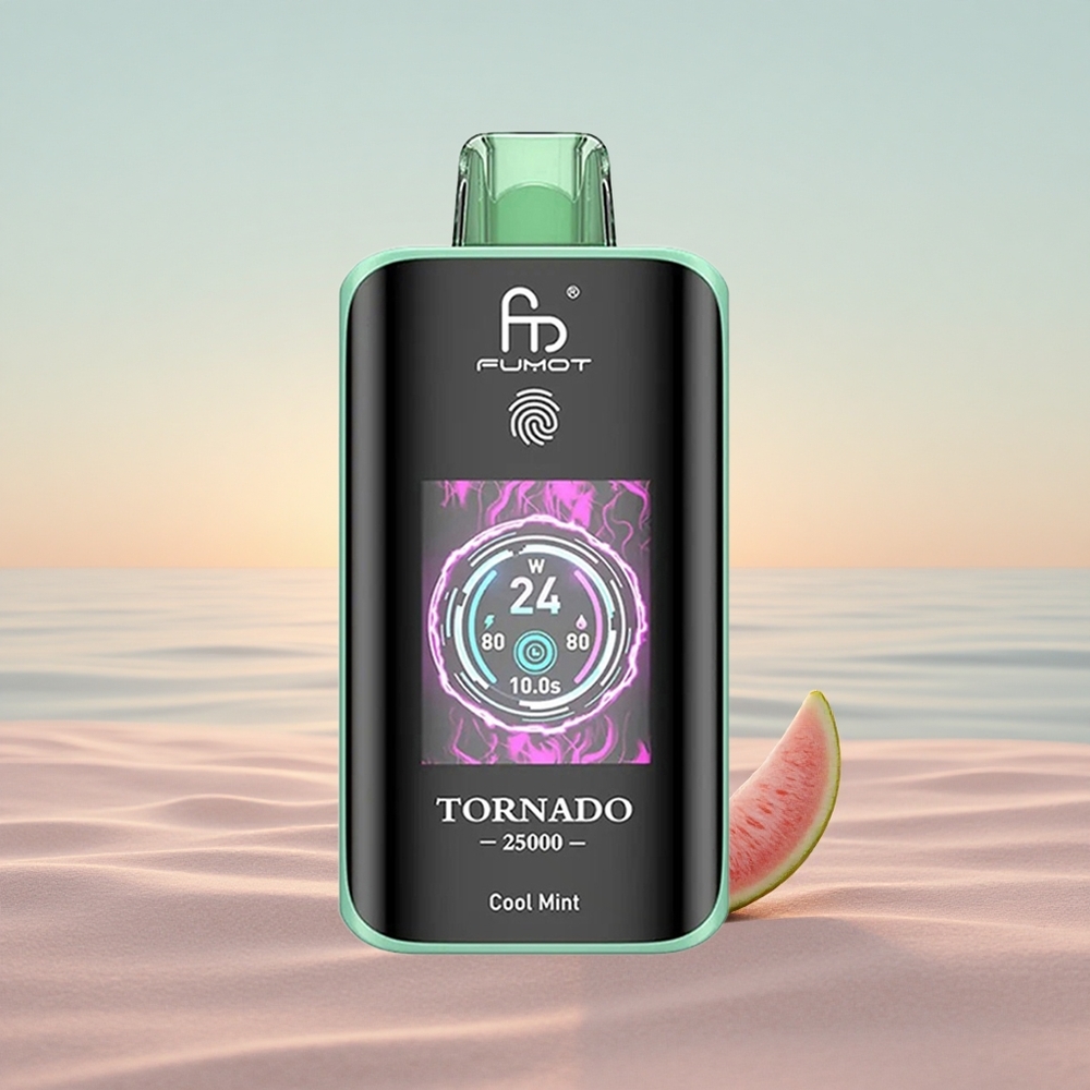 Fumot Tornado 25000 Puffs Kølig Mynte HD Skærm 700mAh 20ml