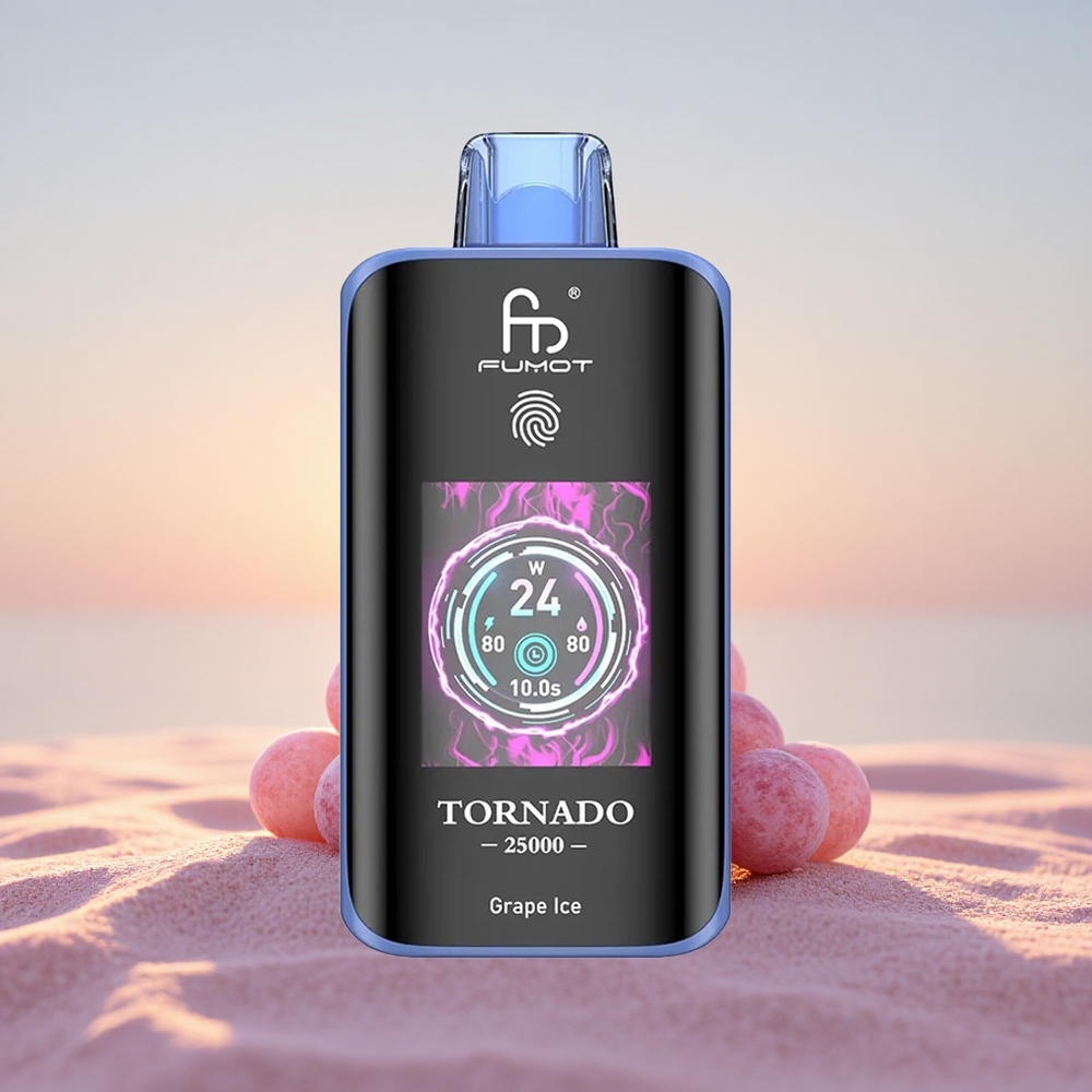 Fumot Tornado 25000 Puffs Vindrueis Skærm 700mAh Type-C