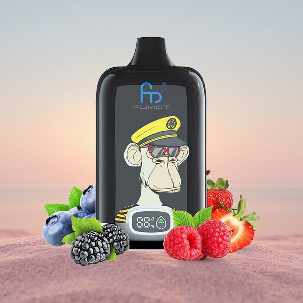 Fumot Tornado Digital Box 12000 Puffs Kirsebær Mesh Type-C 20ml