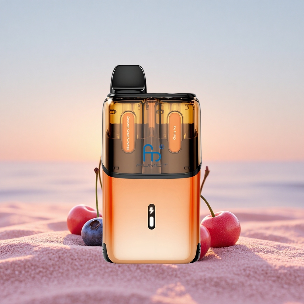 Fumot Ultra T32000 Puffs Blåbær Kirsebær Tranebær - Kirsebær Is med 800mAh & 24ml