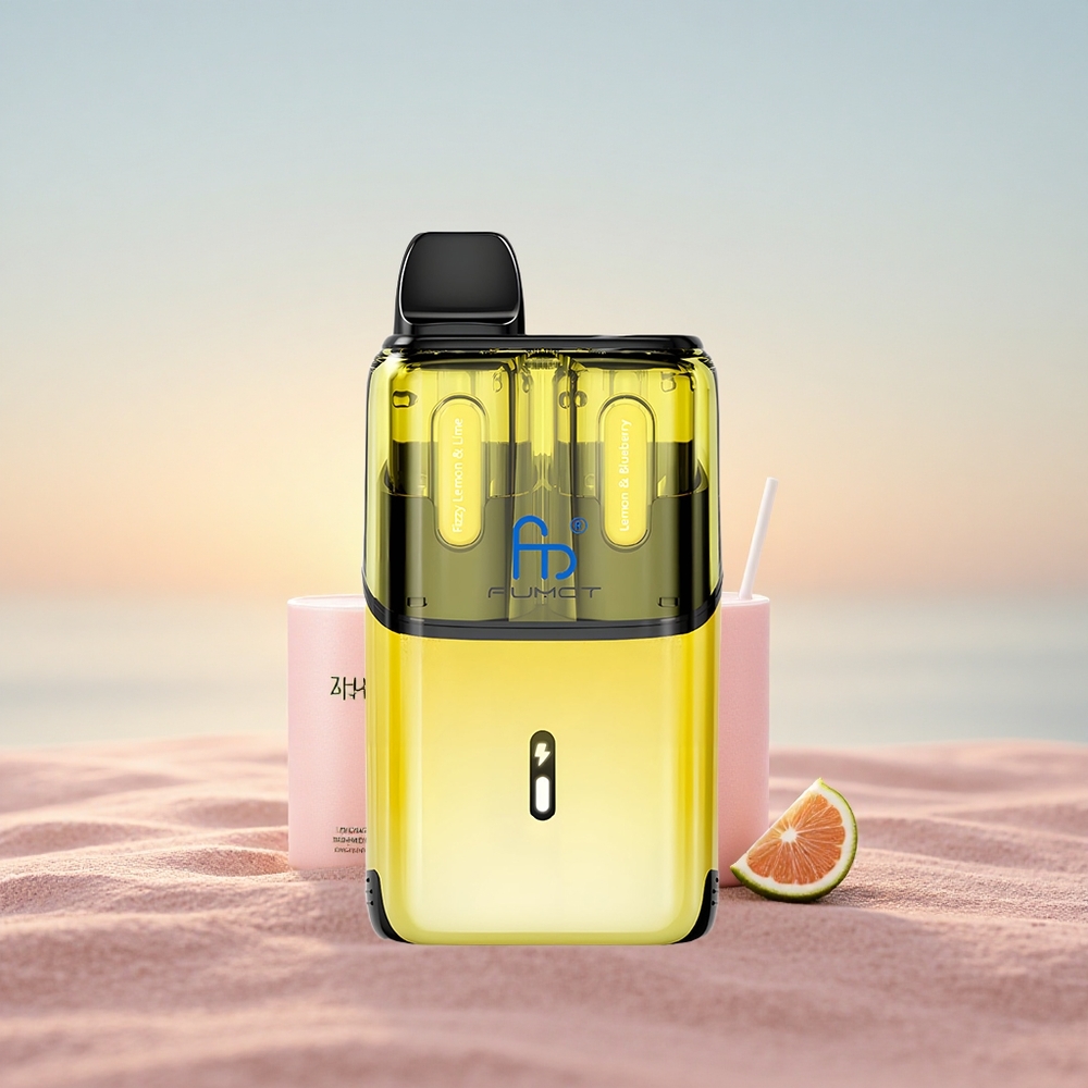 Fumot Ultra T32000 Puffs Frisk Citron & Blåbær - 800mAh Hurtigopladning & 24ml E-Væske