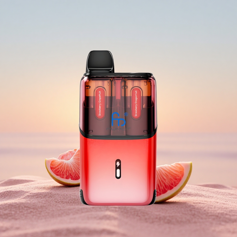 Fumot Ultra T32000 Puffs Jordbær Dragefrugt - Type-C Hurtigopladning Mesh Coil
