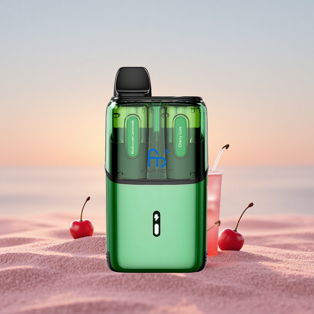 Fumot Ultra T32000 Puffs Solbær Lemonade - Kirsebær Cola med 800mAh Hurtigladning og 24ml E-Væske