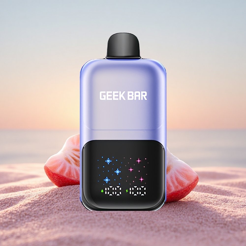 GEEK BAR 2GO 20ml 50000 Puffs Blandede Bær Is med Justerbar Smag/Kølighed og Dobbelt Tank
