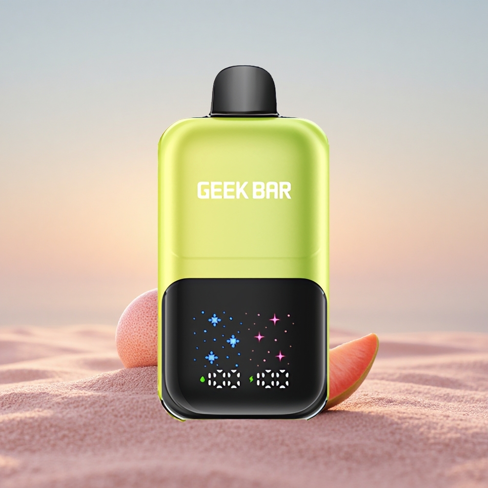 GEEK BAR 2GO 20ml 50000 Puffs Danmark Mango Is med Stor Skærm og 3 Niveauer Justerbar Smag/Kølighed