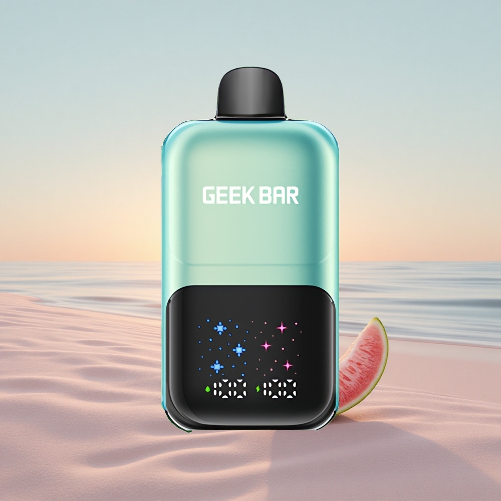 GEEK BAR 2GO 20ml 50000 Puffs Kølig Mynte Is med Justerbar Smag/Kølighed og Interaktiv Skærm