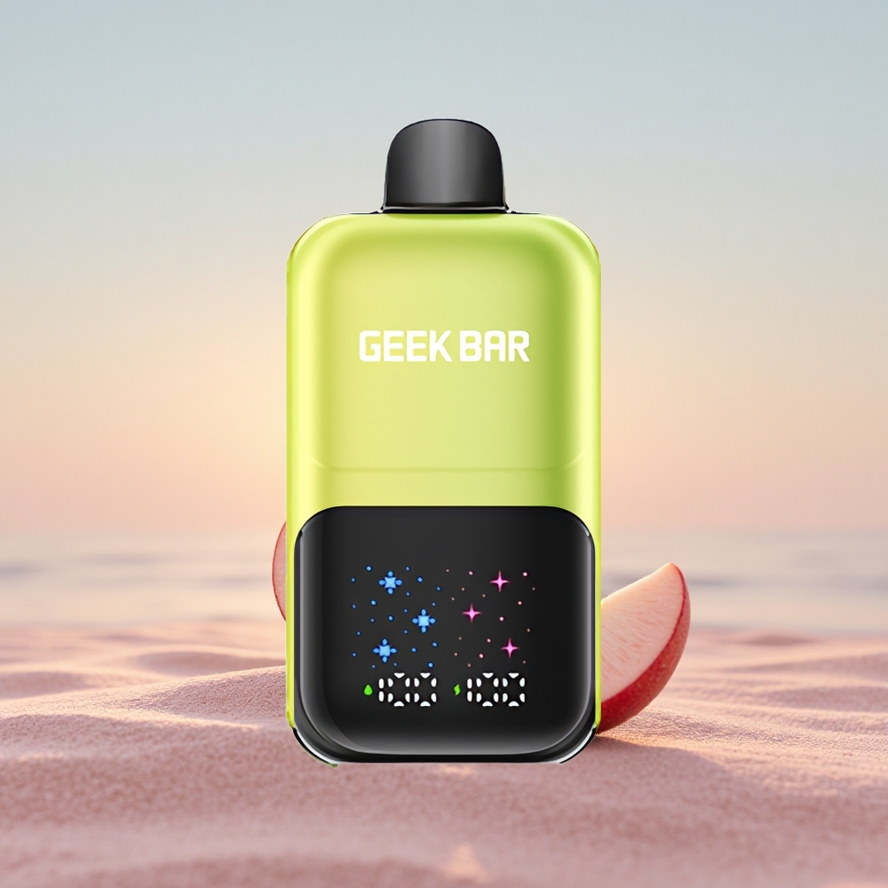 GEEK BAR 2GO 20ml 50000 Puffs Sur Æble Is med Justerbar Smag/Kølighed og 20 mL Kapacitet