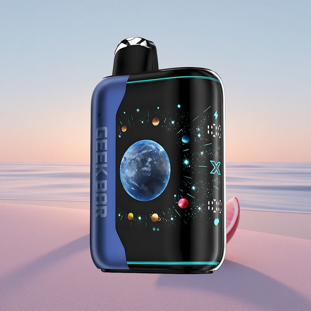 GEEK BAR Platinum Edition 25000 Puffs Blå Hindbær Is med 20mL og Quick Charging