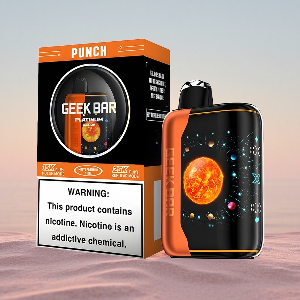 GEEK BAR Platinum Edition 25000 Puffs Platin Power Punch: 20mL & 2% Nikotin