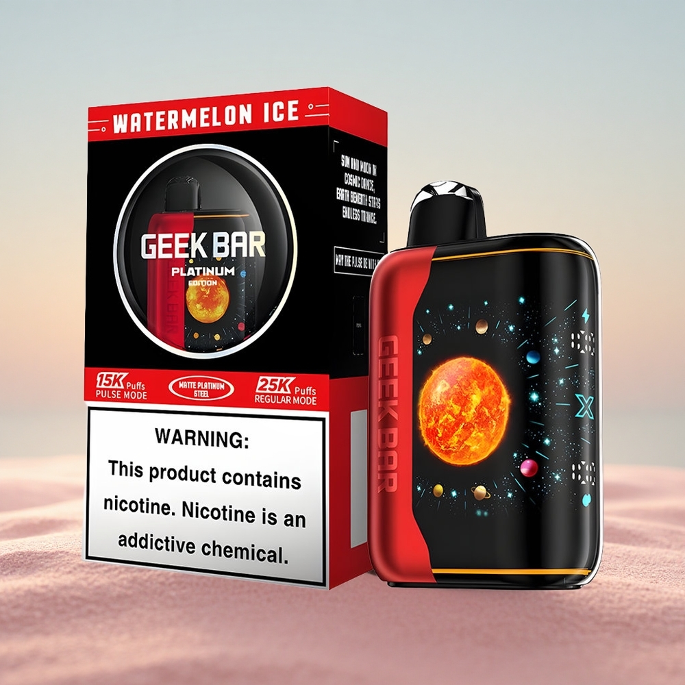 GEEK BAR Platinum Edition 25000 Puffs Vandmelon Is Dual Mesh Coil 20mL