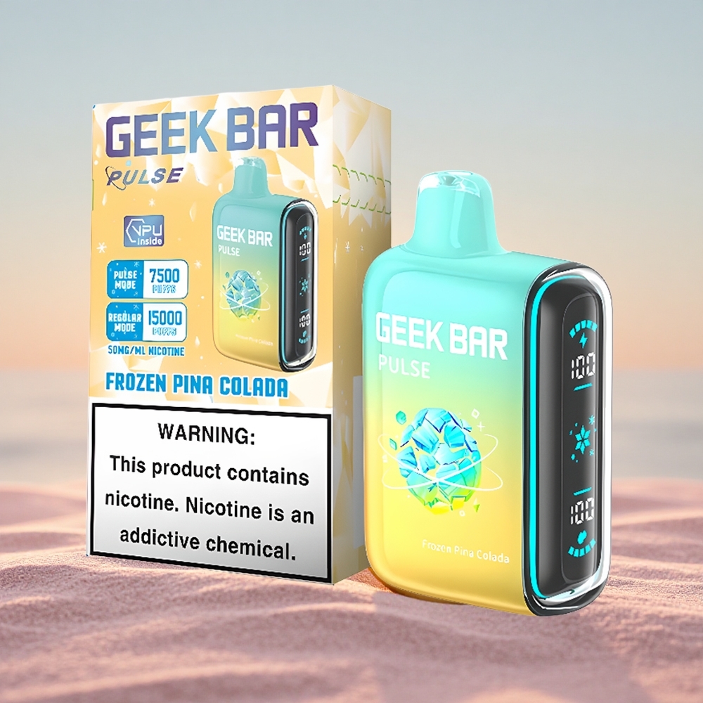 GEEK BAR Pulse 15000 Puffs Frosset Udgave 16ML 5% Luftstrømsjustering