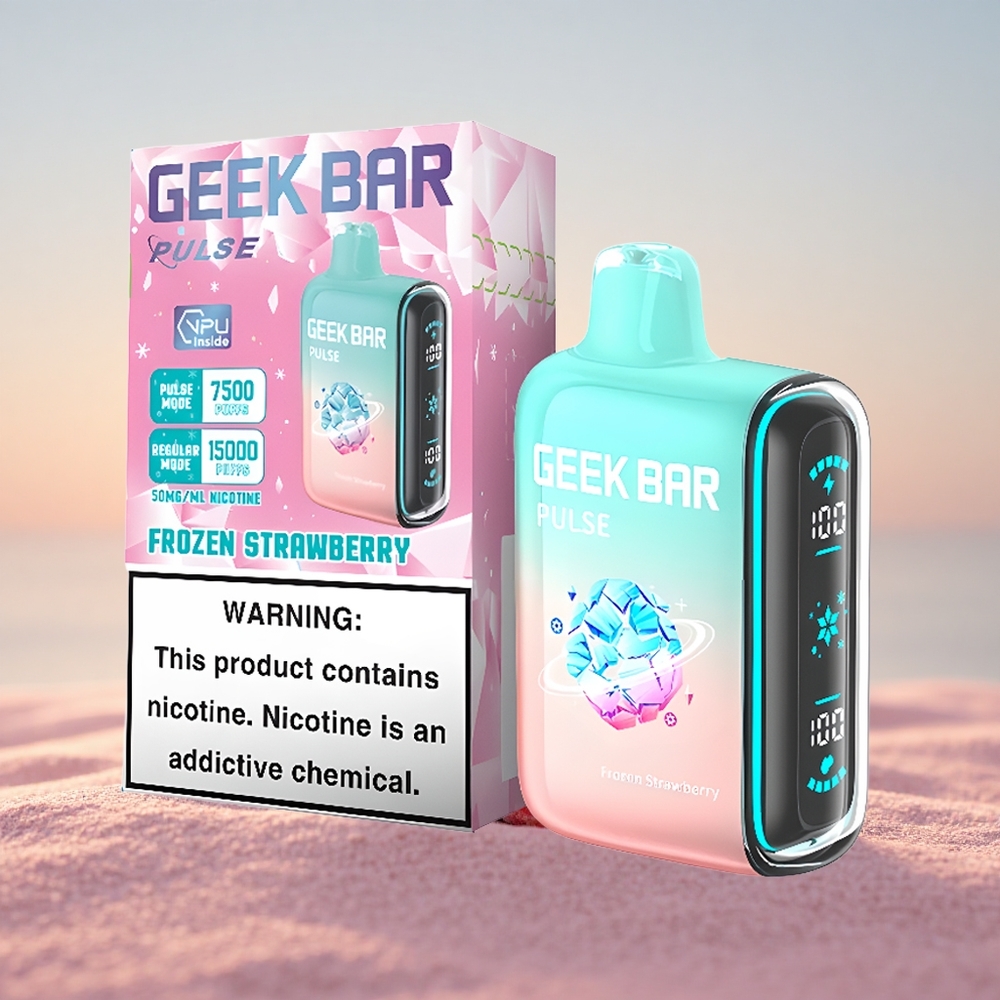 GEEK BAR Pulse 15000 Puffs Frosset Udgave 16ML 5% Luftstrømsjustering