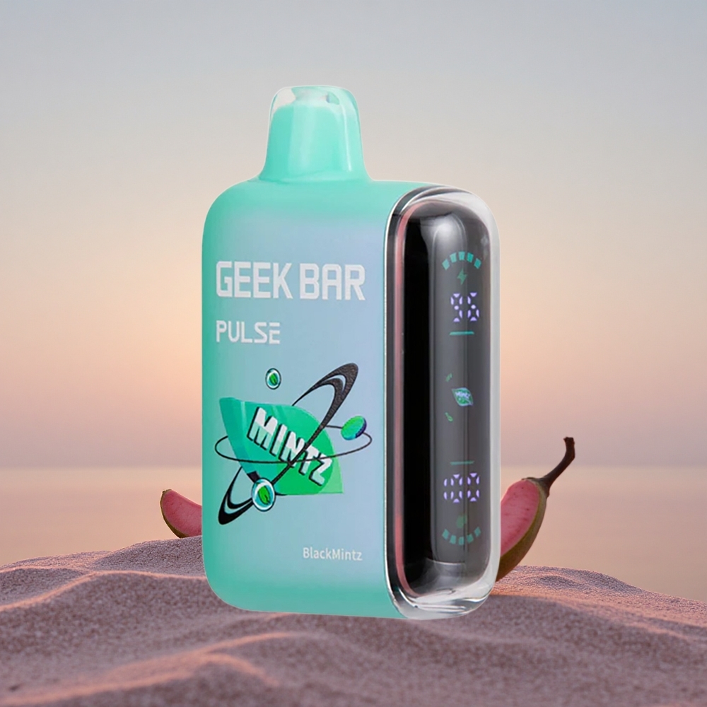 GEEK BAR Pulse 15000 Puffs Mintz Udgave - 16ML - 5% - Justerbar Luftstrøm