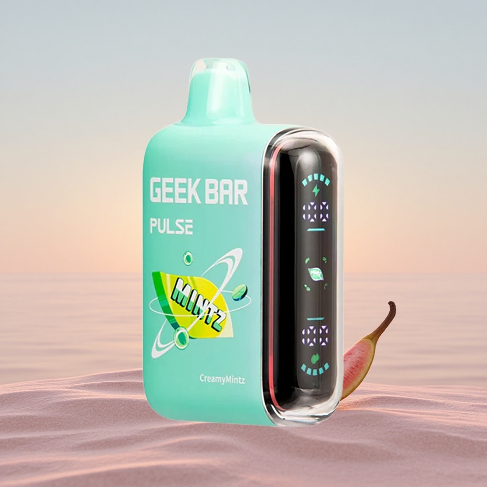 GEEK BAR Pulse 15000 Puffs Mintz Udgave - 16ML - 5% - Justerbar Luftstrøm