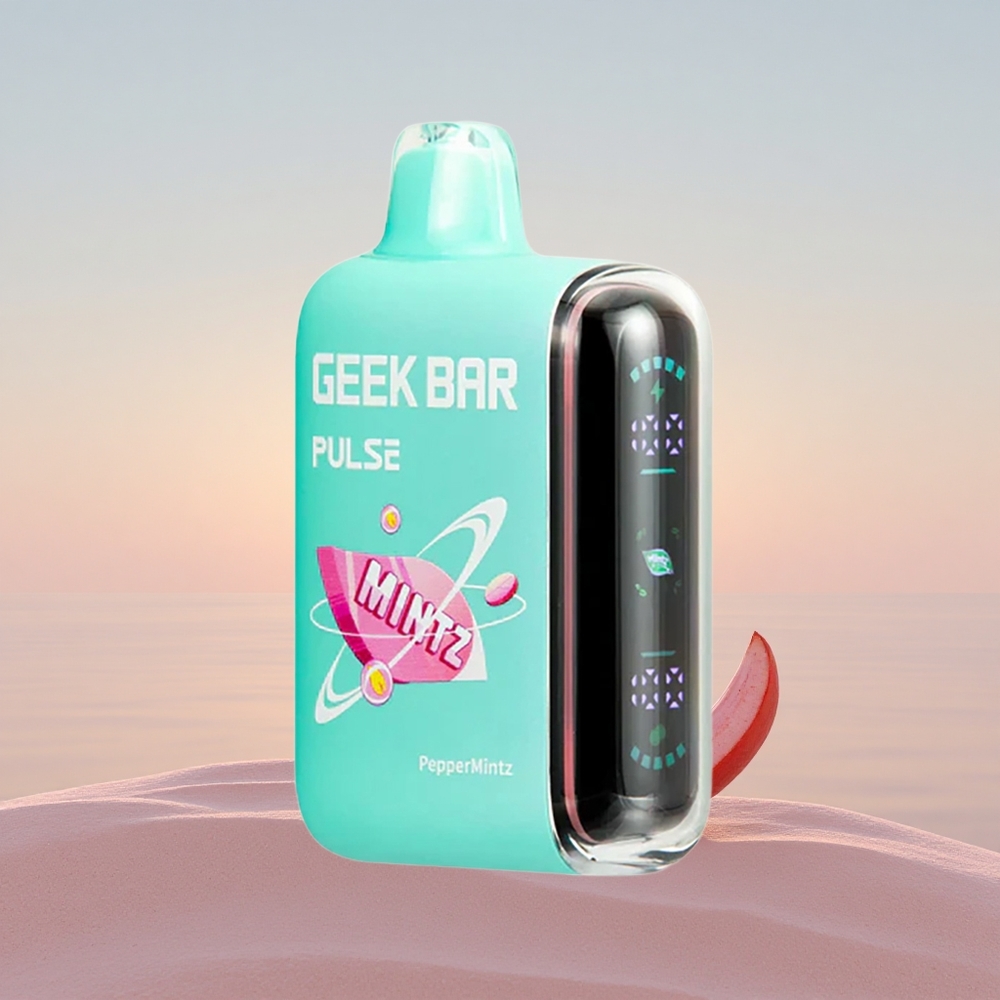 GEEK BAR Pulse 15000 Puffs Mintz Udgave - 16ML - 5% - Justerbar Luftstrøm