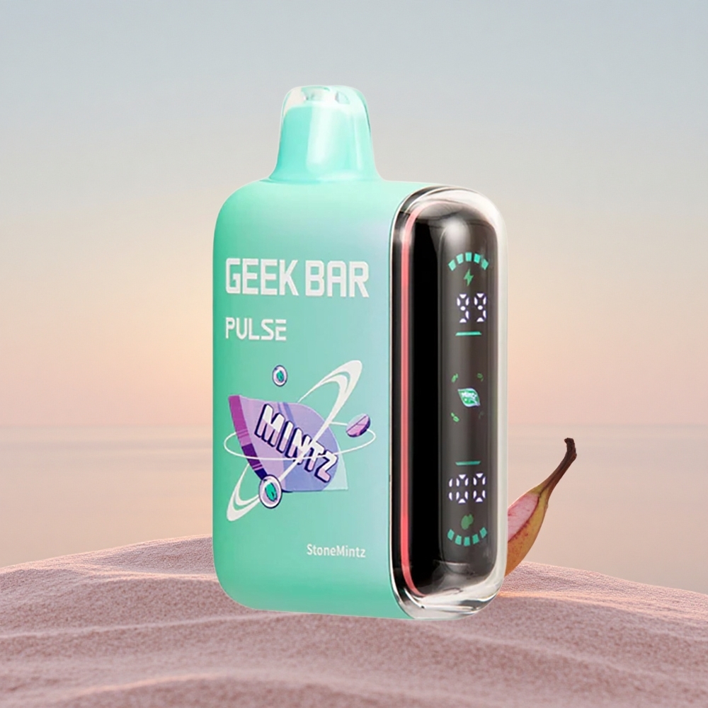 GEEK BAR Pulse 15000 Puffs Mintz Udgave - 16ML - 5% - Justerbar Luftstrøm