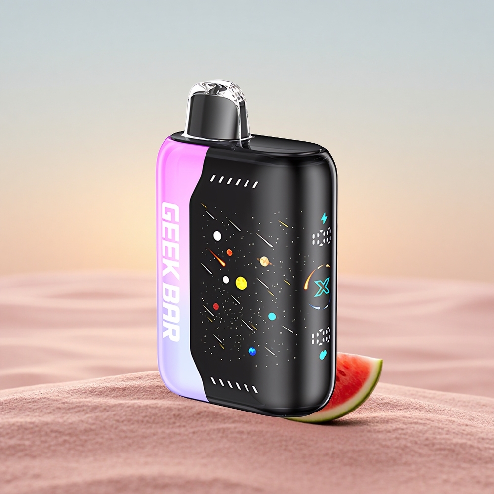 GEEK BAR Pulse X 42K Puffs Meteor Edition Jordbær Vandmelon Dual Mesh Coil Fast-Charging