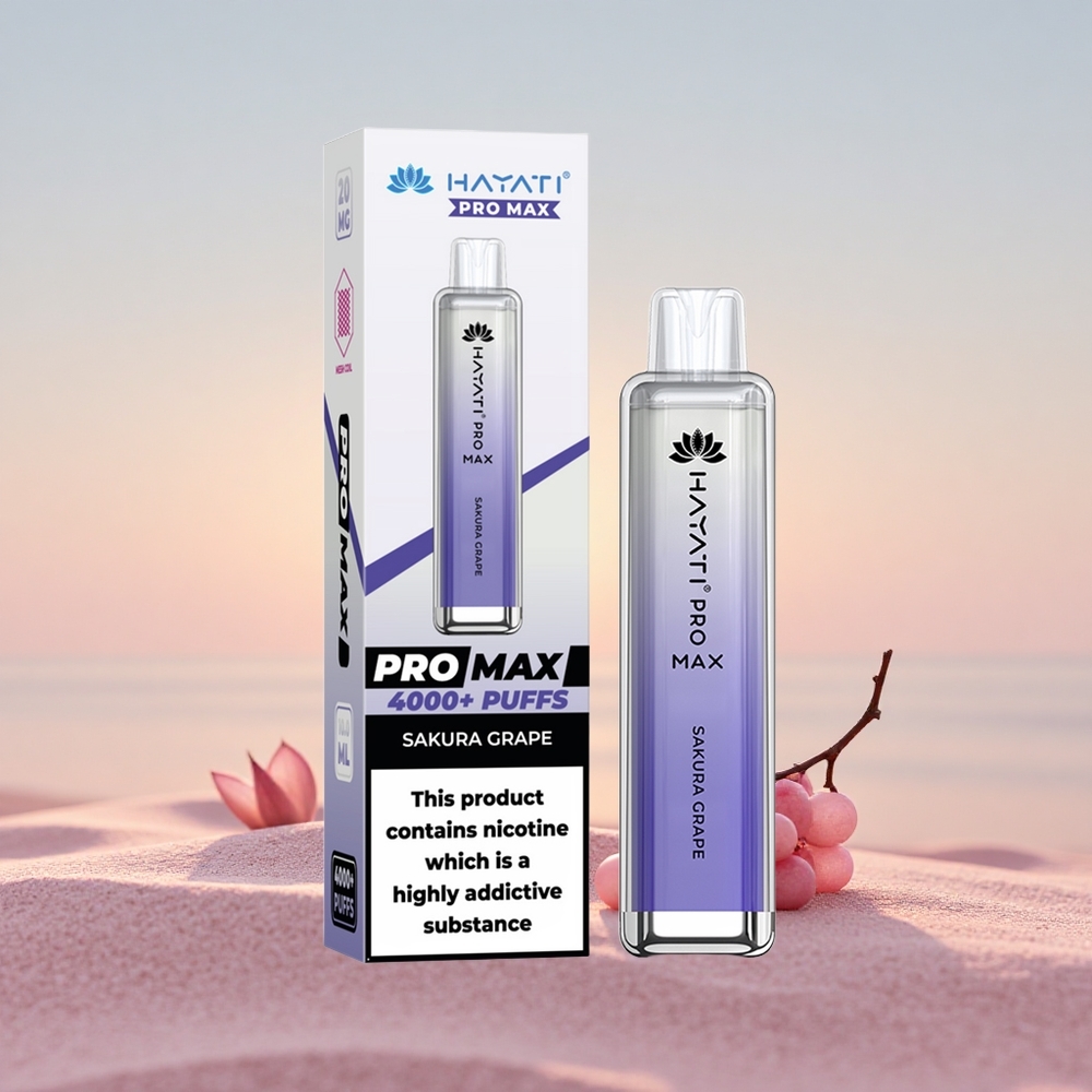 Hayati Pro Max 4000 Puffs Blomstrende Vin Dual Coil 1400mAh