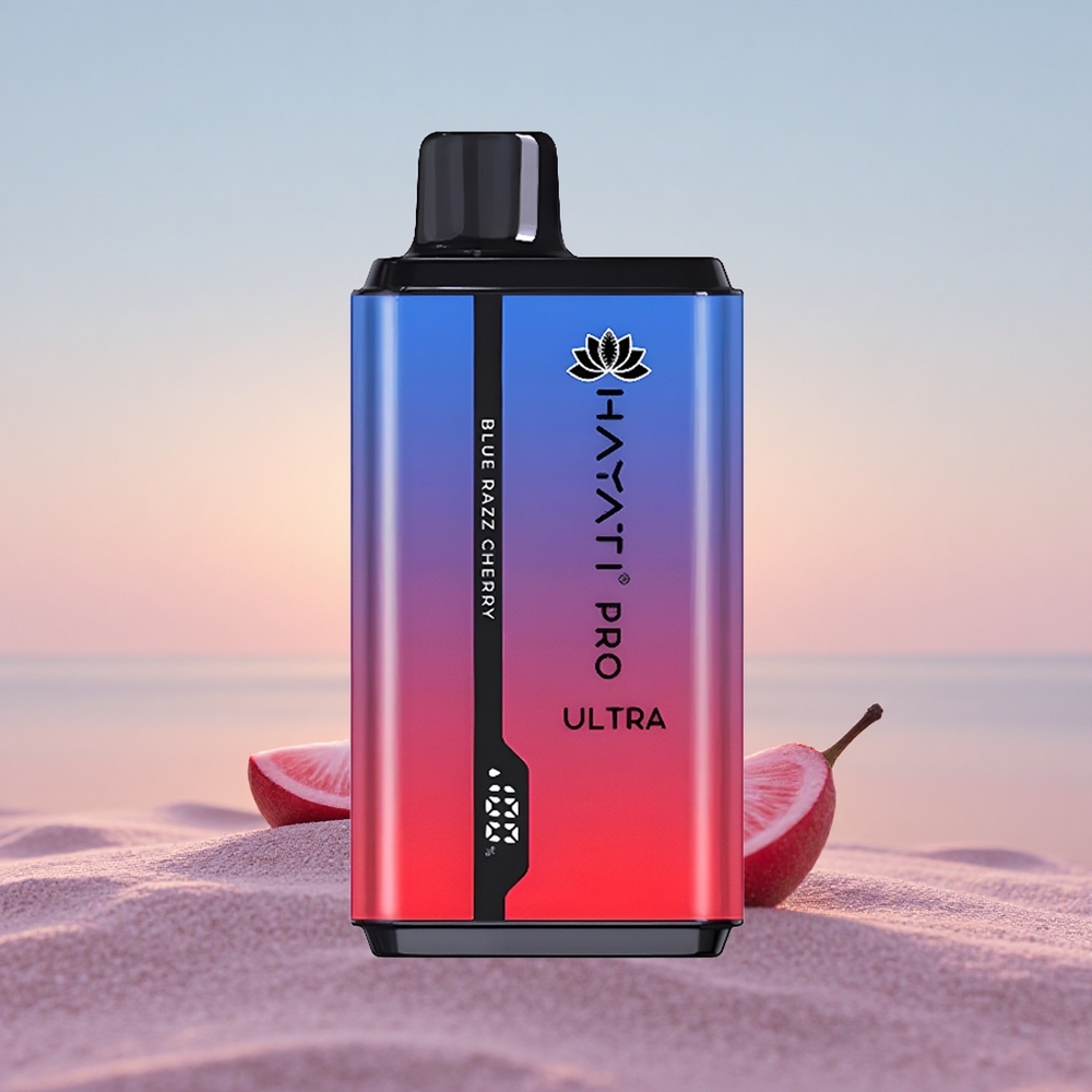Hayati Pro Ultra 15000 Puffs Blå Hindbær Kirsebær 850mAh 24ml