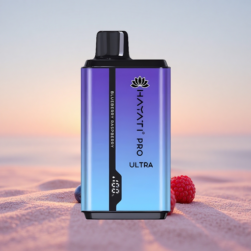 Hayati Pro Ultra 15000 Puffs Blåbær Hindbær 850mAh 24ml