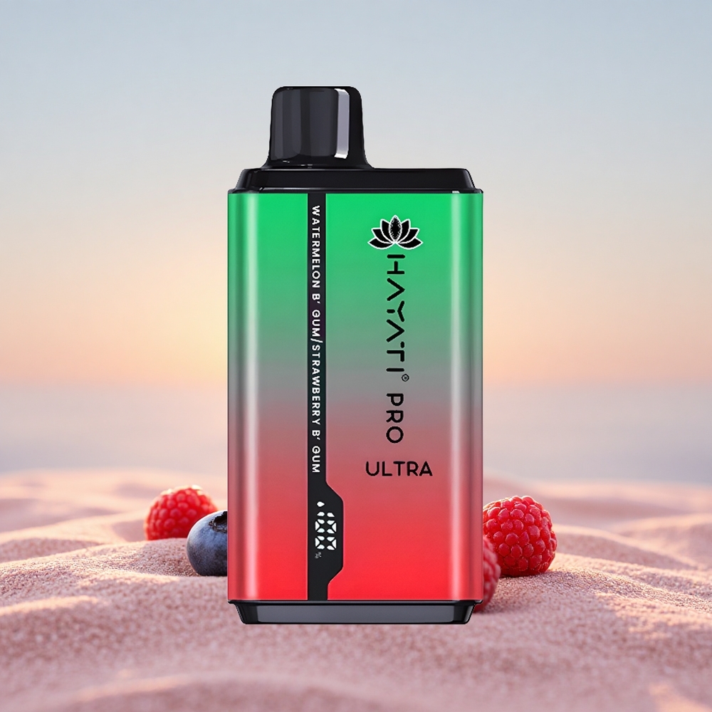 Hayati Pro Ultra 15000 Puffs Blåbær Hindbær Kirsebær Citron & Blåbær 850mAh 24ml