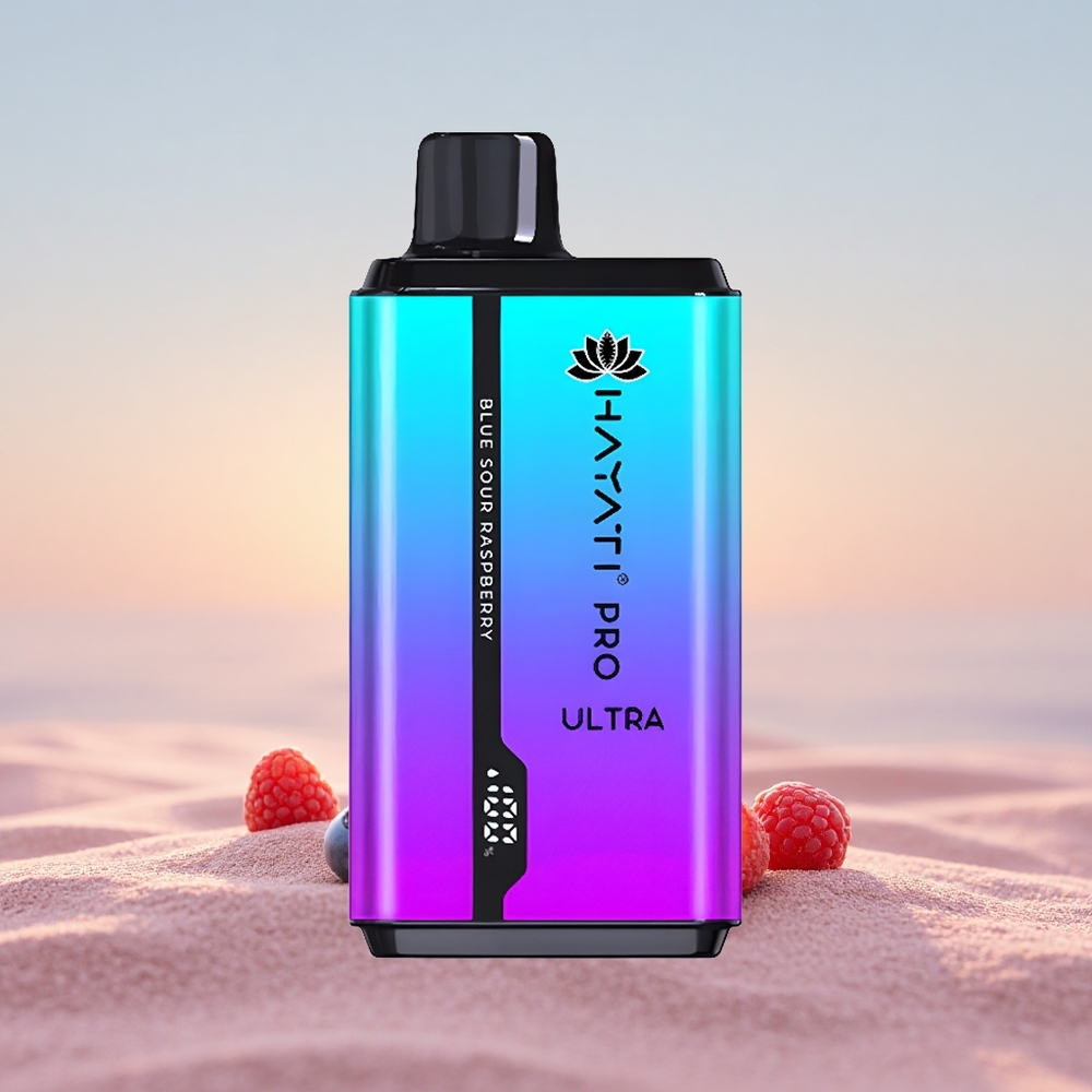 Hayati Pro Ultra 15000 Puffs Blåbær Hindbær Mentol 850mAh 24ml 2%
