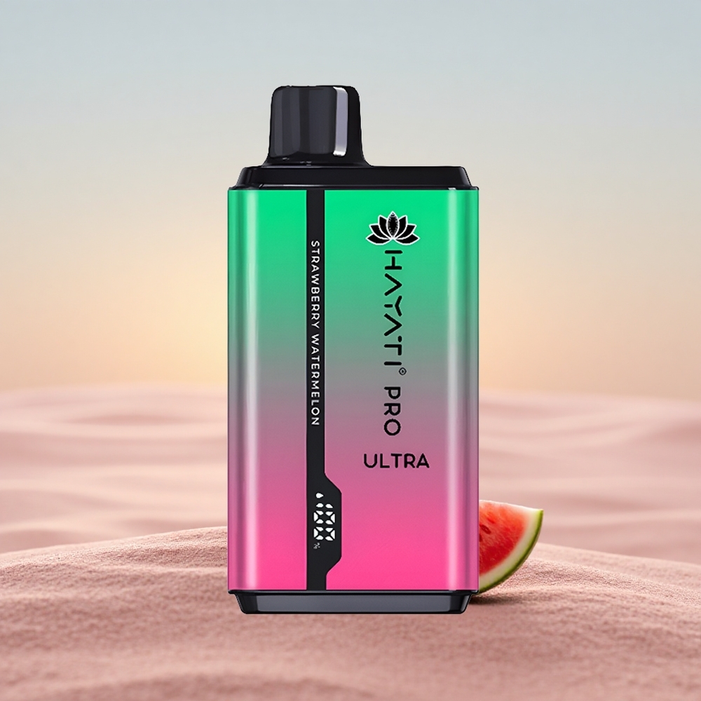 Hayati Pro Ultra 15000 Puffs Jordbær Vandmelon 850mAh 2 12ml 2%