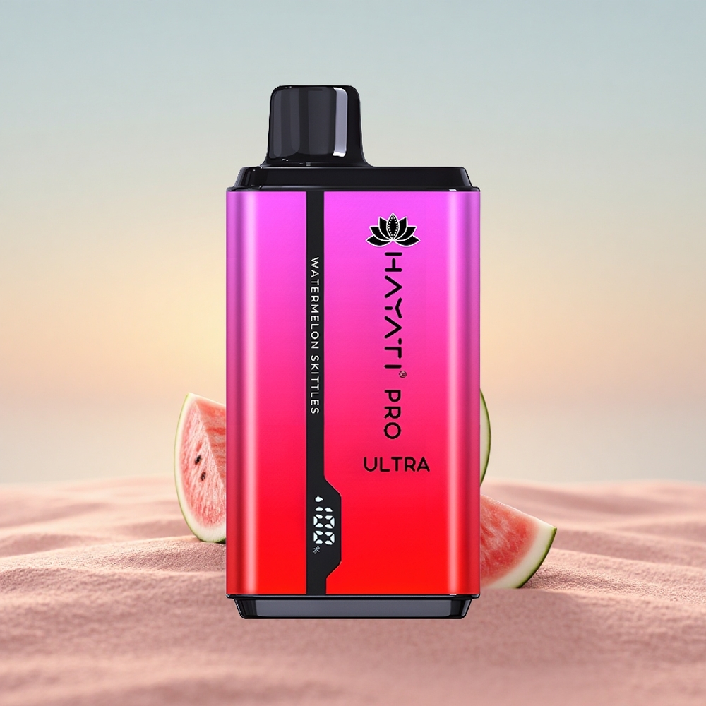 Hayati Pro Ultra 15000 Puffs Vandmelon Skittles 850mAh 24ml 2%