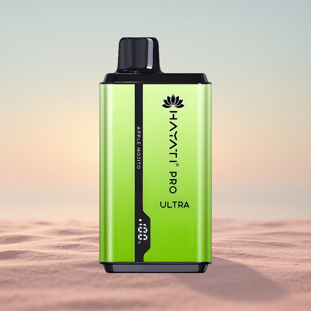 Hayati Pro Ultra 15000 Puffs Æble Mojito 2 12ml 2%