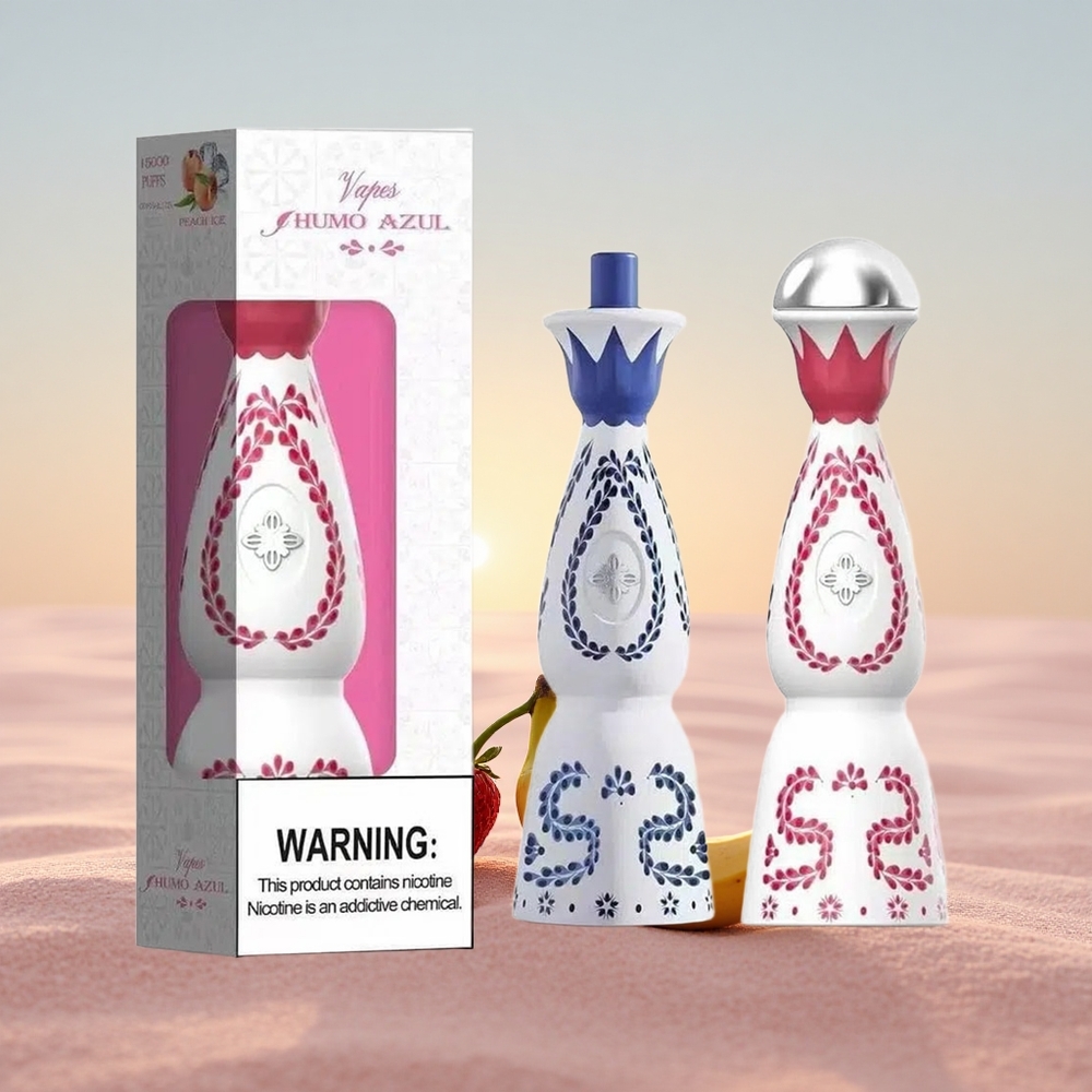 Humo Azul 15000 Puffs Jordbær Banan 20mL 5% 500mAh