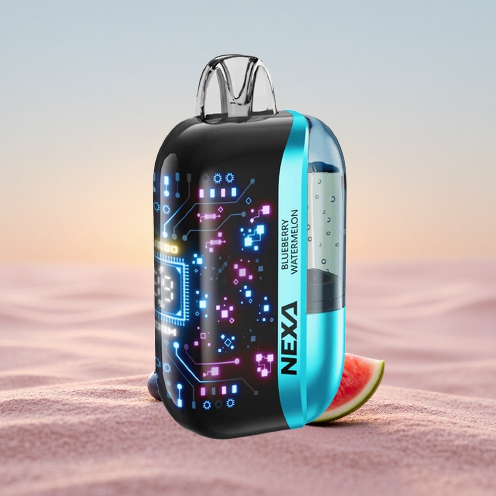 NEXA Ultra 50000 Puffs Blåbær Vandmelon 20ml Dual Mesh Type-C