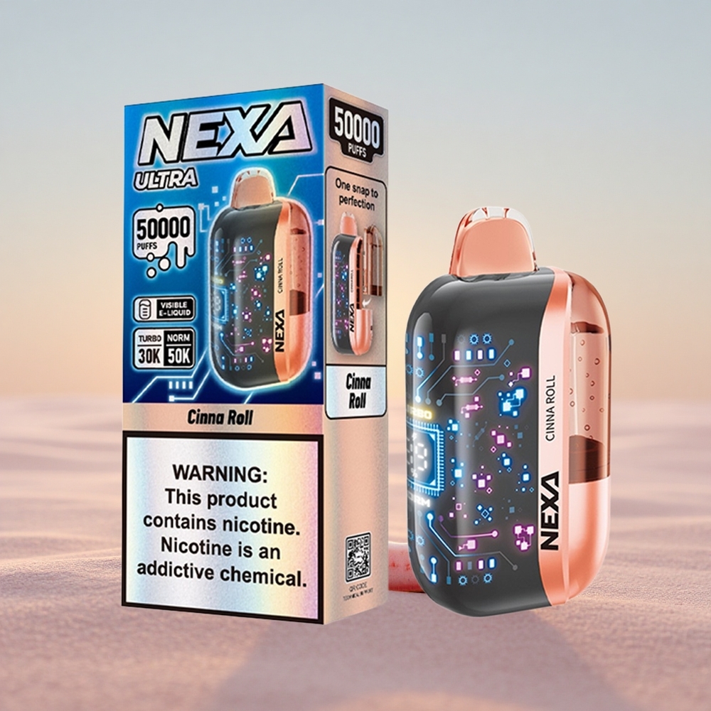 NEXA Ultra 50000 Puffs Cinna Roll 20ml 5% Dual Mesh