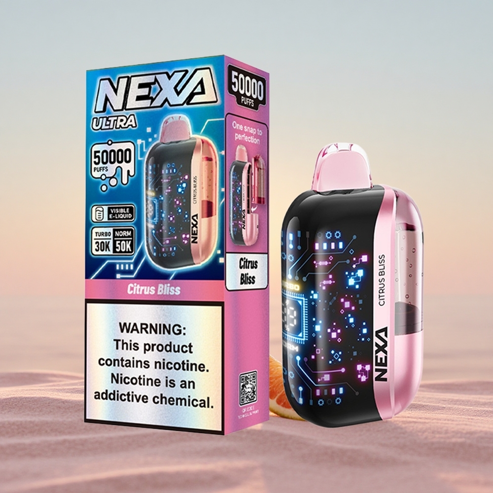 NEXA Ultra 50000 Puffs Citrus Lykke 20ml 5% 0.9ohm