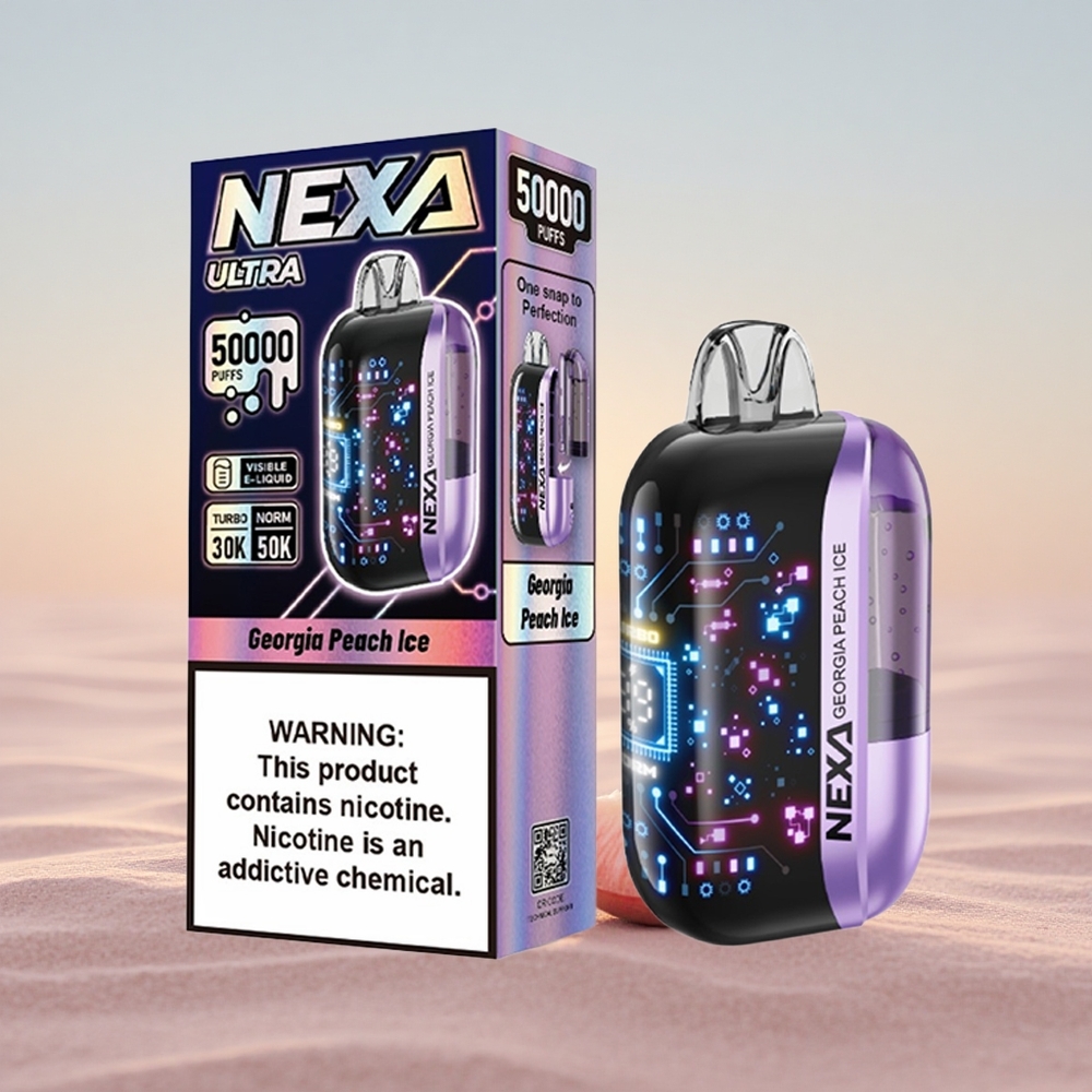 NEXA Ultra 50000 Puffs Danske Fersken Is med 20ml og 5% Nikotin