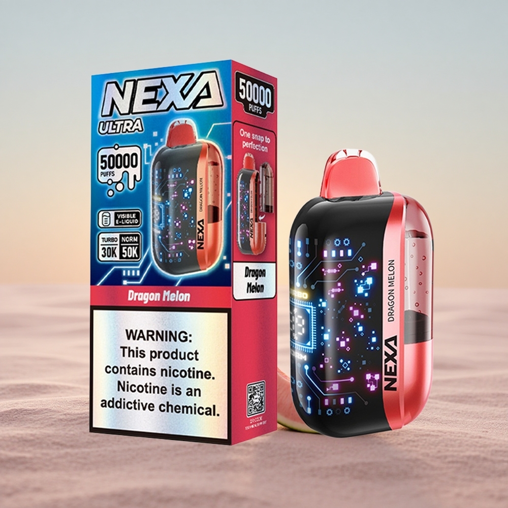 NEXA Ultra 50000 Puffs Drage Melon 20ml 5% Dual Mesh