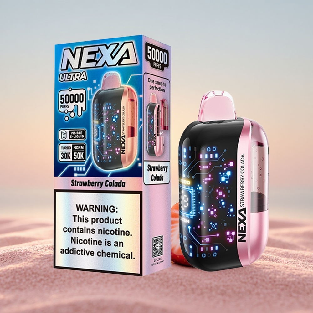 NEXA Ultra 50000 Puffs Jordbær Colada 20ml 5%